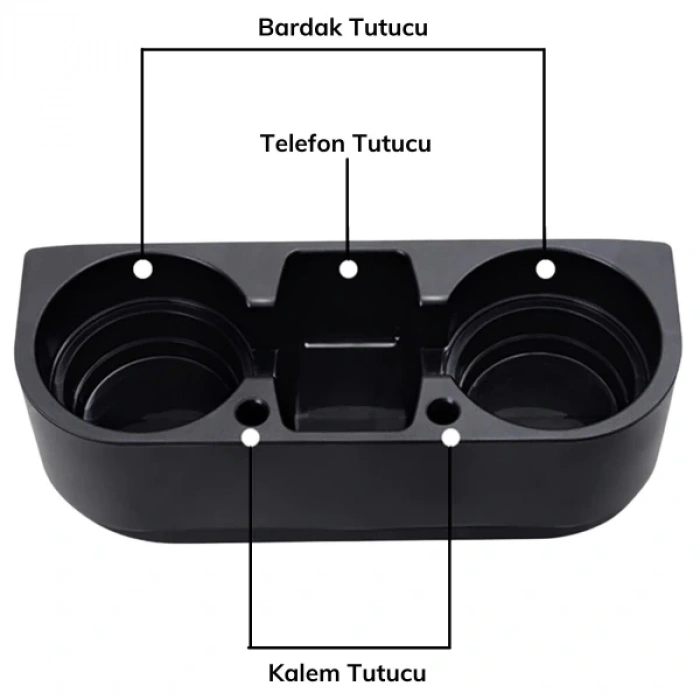 Oto Koltuk Yanı Bardak Tutucu Organizer