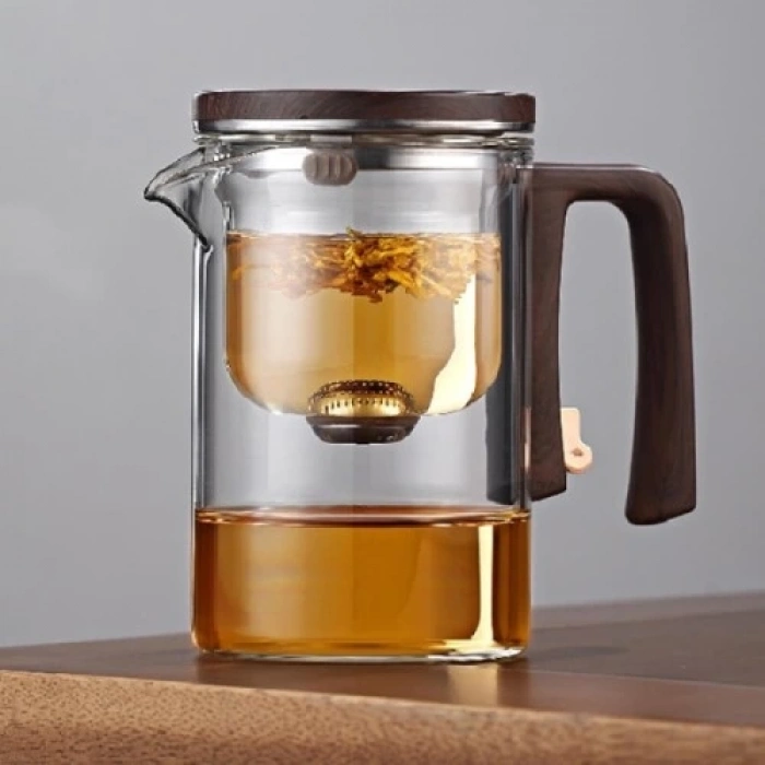 Otomatik Cam Demlik Ve 2li Bardak Seti