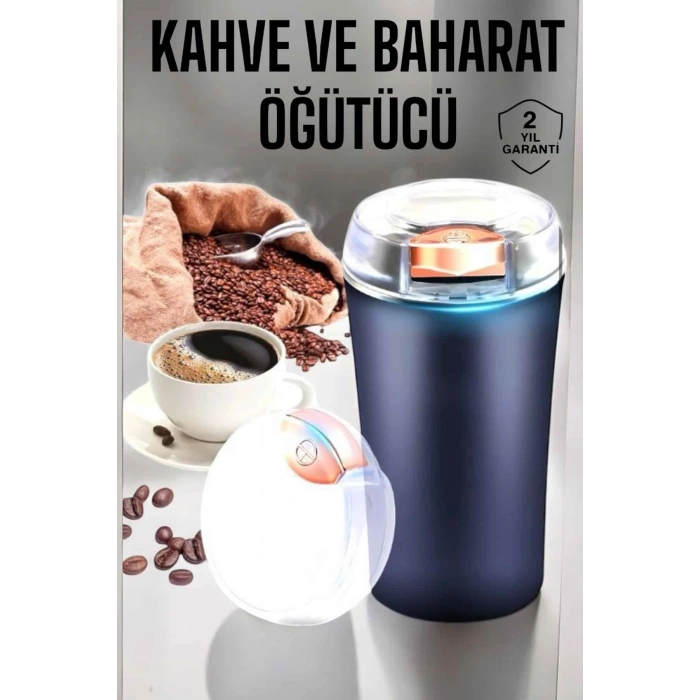 Otomatik Kahve Ve Baharat Öğütücü Kolay Ve Taşınabilir