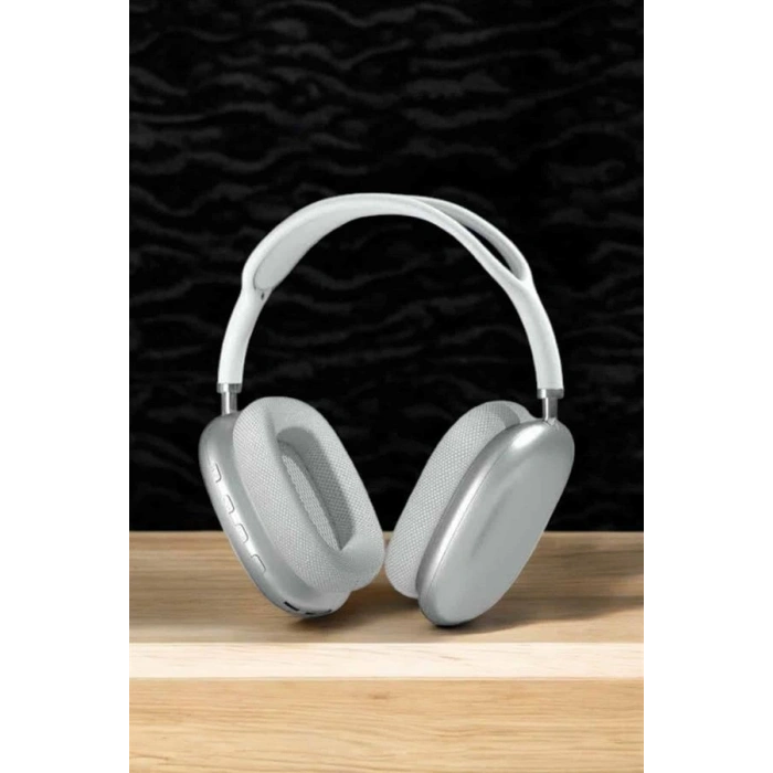 P9 Plus Kablosuz Kulak Üstü Bluetooth Kulaklık Beyaz Mikrofonlu Kulaküstü Kablosuz Kulaklık