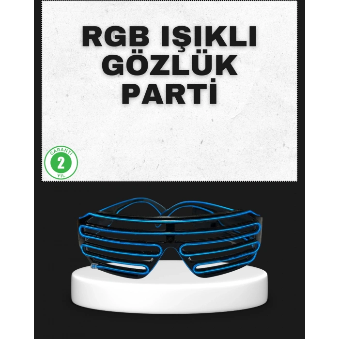 Parti ve Organizasyonlara Özel LED Işıklı Gözlük