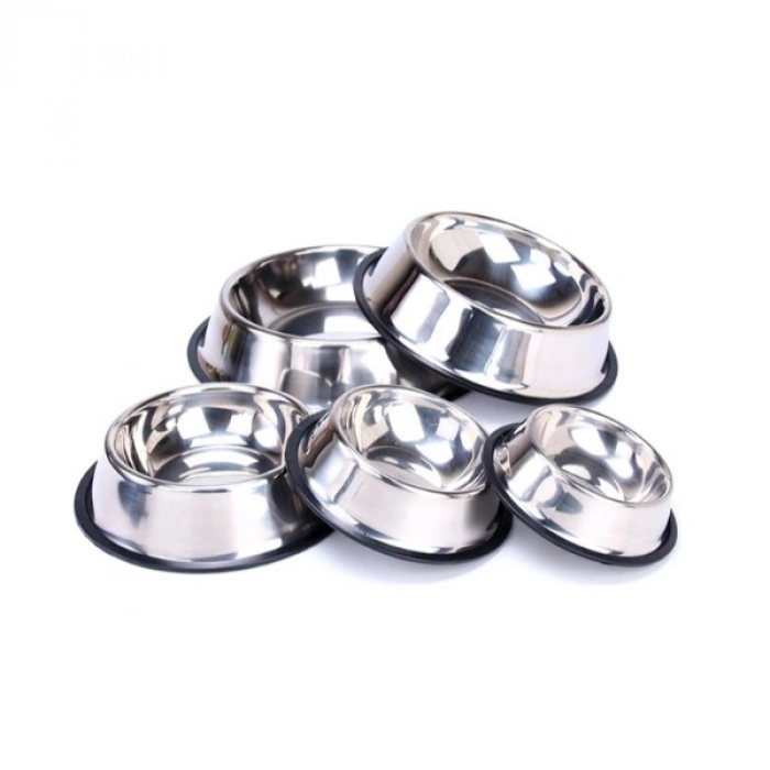 Paslanmaz Çelik Metal Mama Kabı 34 cm.