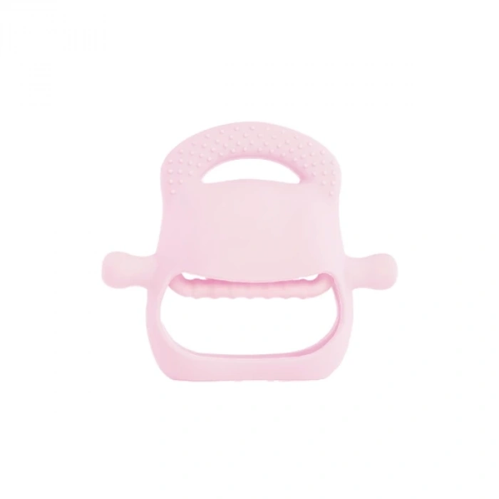 Pembe Bebek Silikon Diş Kaşıyıcı