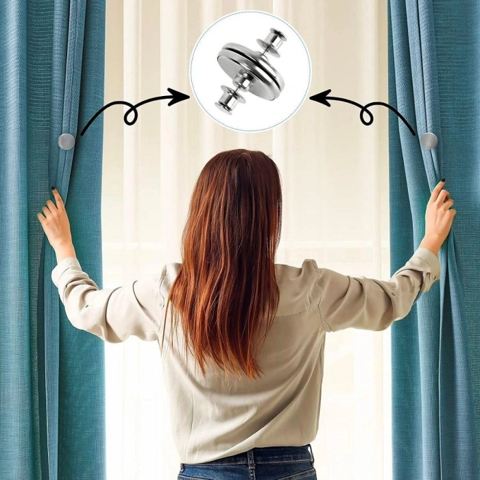 Perde ve Kumaş Tutturma Mıknatısı 2 Adet (5324)