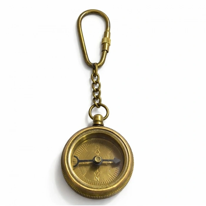 Pirinç Pusula Anahtarlık 15313