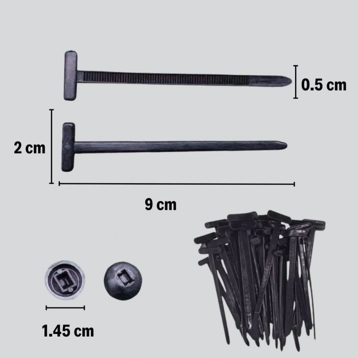 Plastik Bağlantı Elemanları 30lu Set (5324)