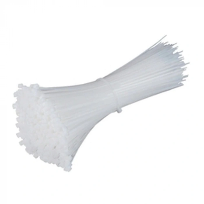 PLASTİK ÇIRT KELEPÇE 100 PARÇA BEYAZ 2.5X100MM (5324)