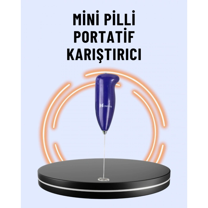 Portatif Kahve Köpürtücü – Latte, Cappuccino, Milkshake Ve Puding Yapıcı