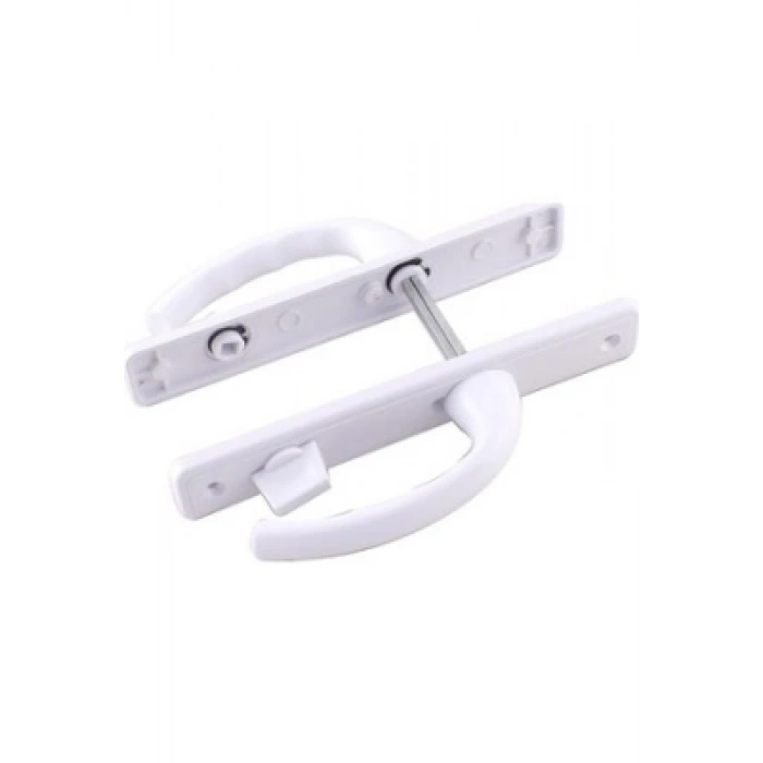 POŞETLİ BANYO-WC - KİLİTLİ BEYAZ PVC KAPI KOLU (5324)