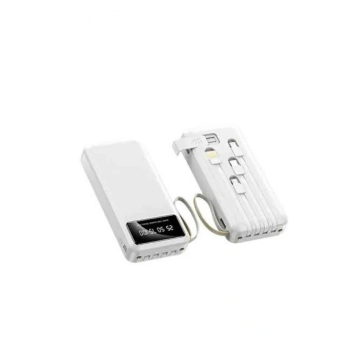 Powerbank Şarj Cihazı 4 Çıkışlı 20.000 Mah Powerbank Kompakt Yüksek Kapasiteli Hızlı Şarj