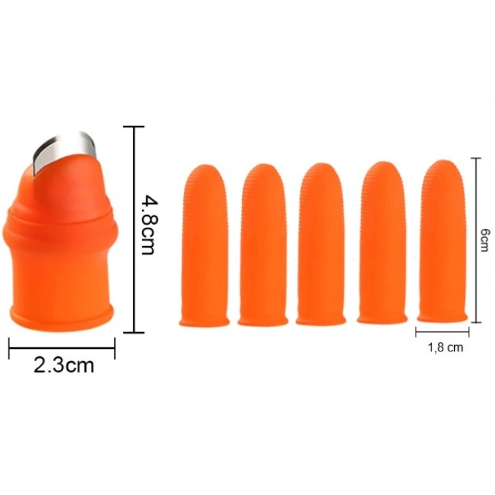 Pratik Baş Parmak Sebze Kesme Ayıklayıcı Bayan M Set (5324)