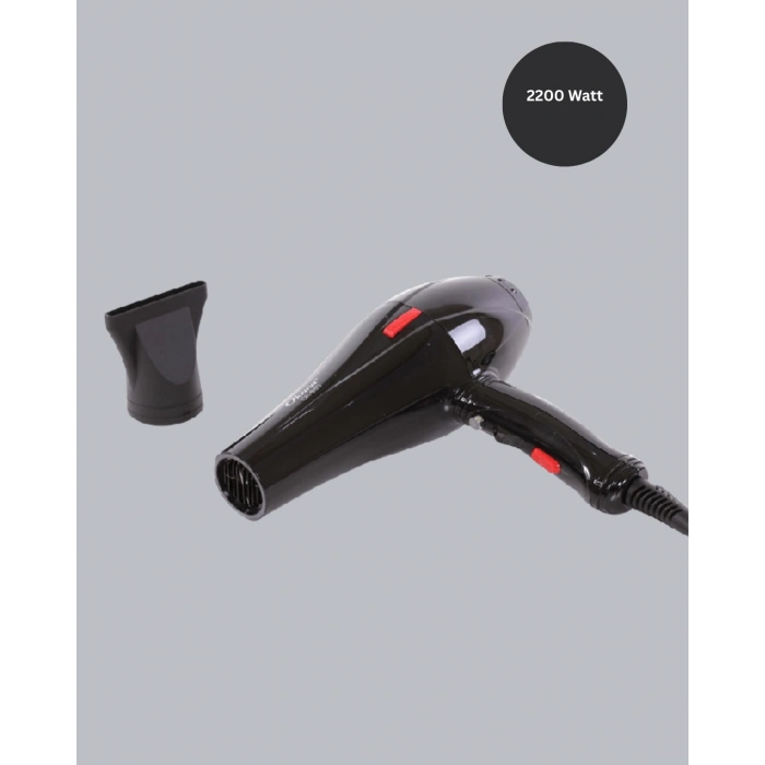 Profesyonel 2200w Fön Makinesi Soğuk Sıcak Üflemeli İki Kademeli