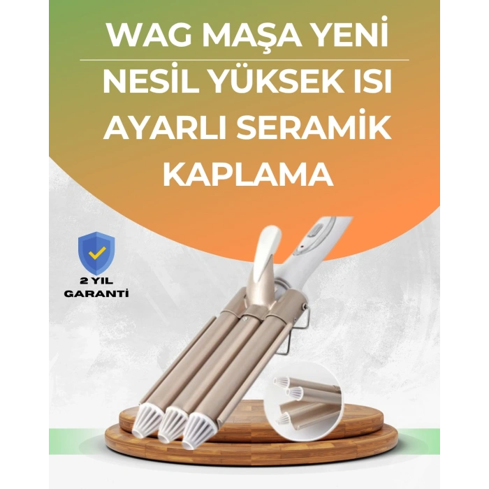 Profesyonel Kullanıma Uygun Bukle Maşası