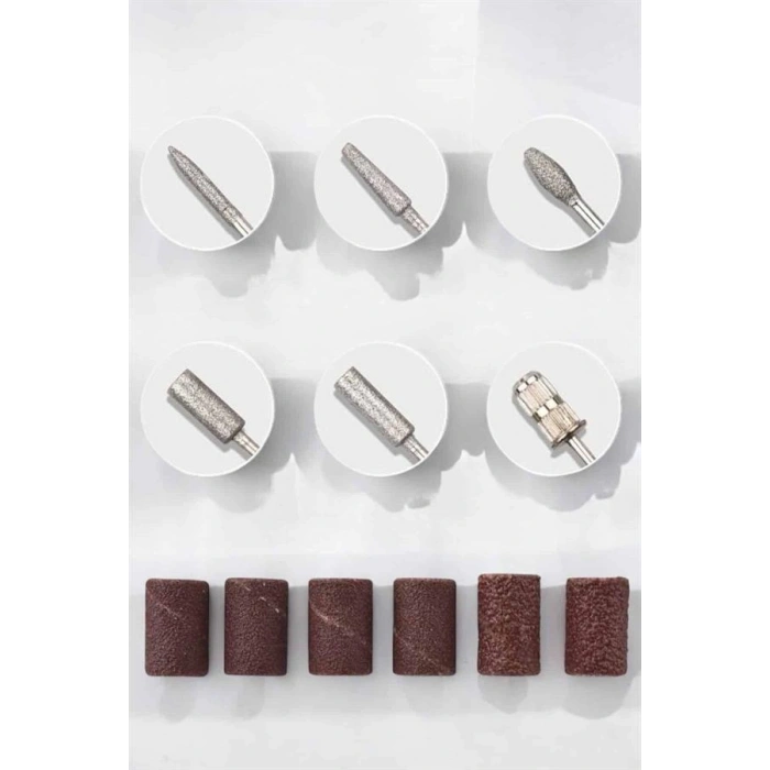 Protez Tırnak Manikür ve Pedikür Seti Elektrikli