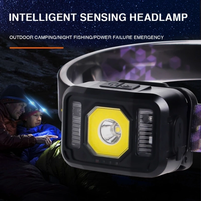 Ps-024 Pratik Sensörlü Sinyalli Şarjlı Kafa Lambası