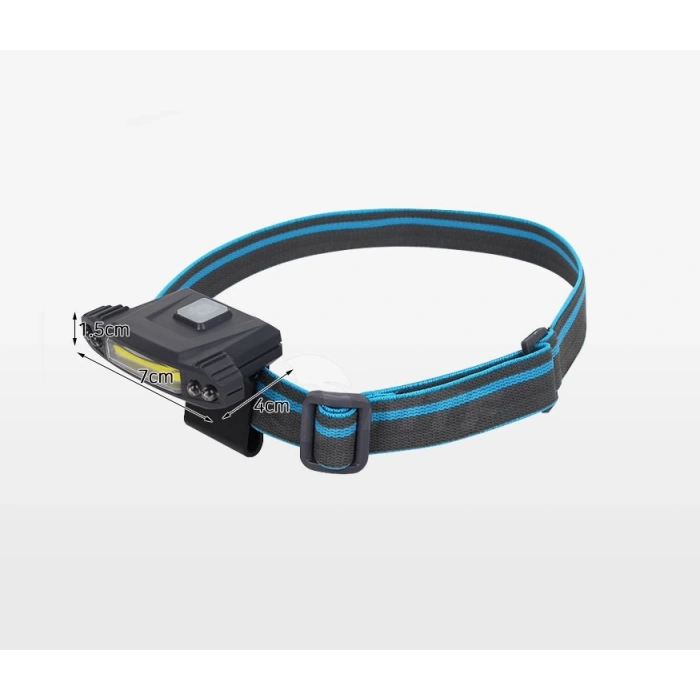 PS-1930 USB Şarjlı COB Led Şapka Feneri