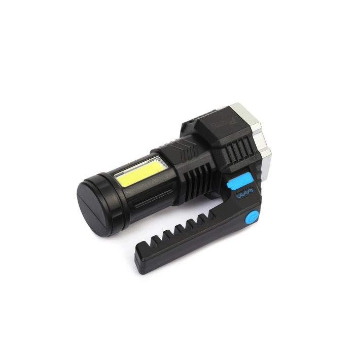 Ps-3879 Usb Şarj Göstergeli Şarj Edilebilir 7*xpe +cob Led El Feneri