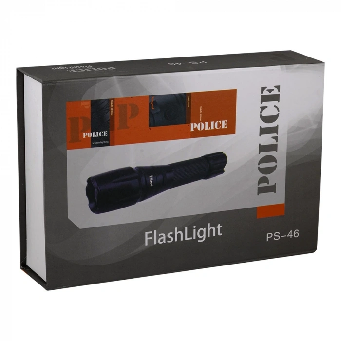 PS-46 6 LED 5 Kademeli Zoomlu Şarjlı El Feneri