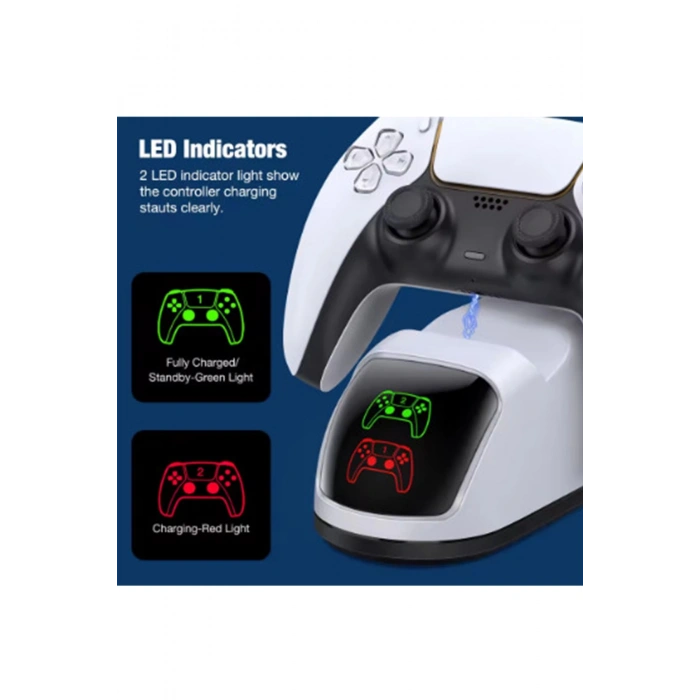 Ps5 Dualsense Şarj Istasyonu Playstation 5 Uyumlu Charging Station