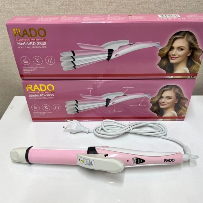 Rado RD-3835 Şekillendirici Saç Güzellik Seti - 4'lü, 60W (5324)
