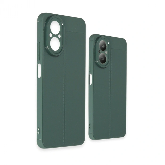 Realme 12 Lite Kılıf Auto Focus Kapak - Koyu Yeşil