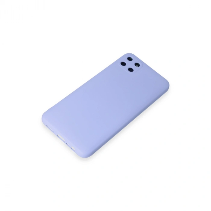 Realme C11 Kılıf Nano İçi Kadife Silikon - Lila