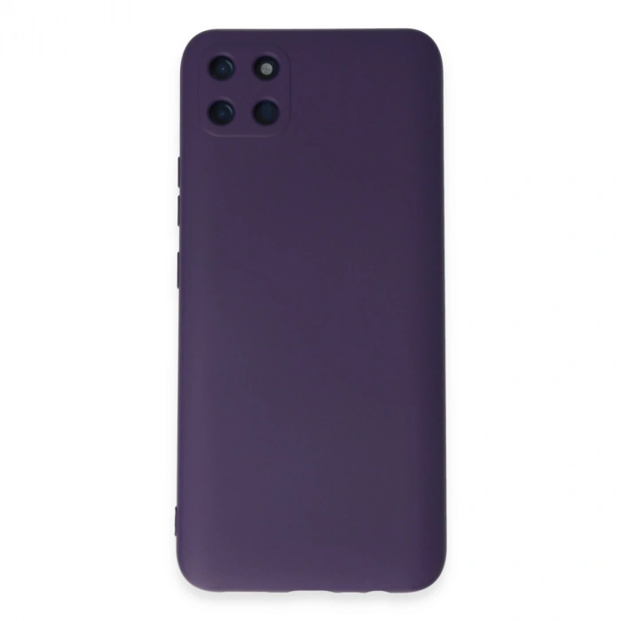 Realme C11 Kılıf Nano İçi Kadife Silikon - Mor