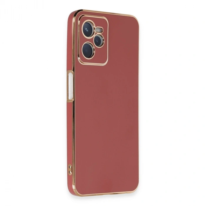 Realme C35 Kılıf Volet Silikon - Kırmızı