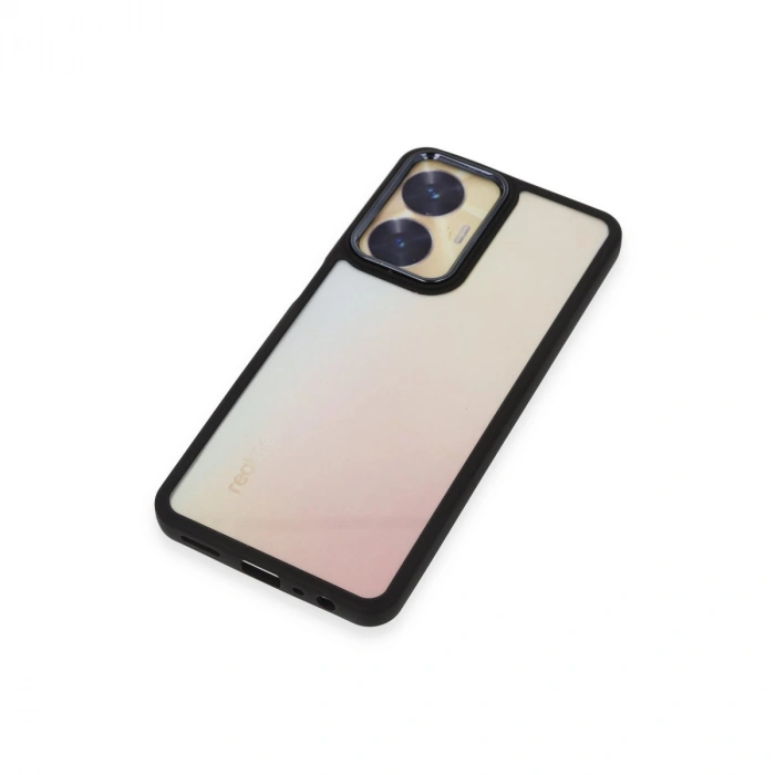 Realme C55 Kılıf Dora Kapak - Siyah