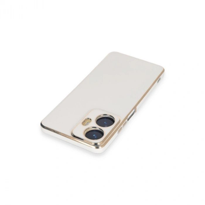 Realme C55 Kılıf Volet Silikon - Beyaz