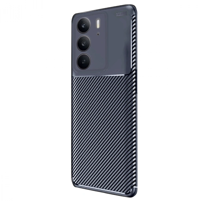 Realme C75 4g Auto Focus Karbon Kapak - Lacivert