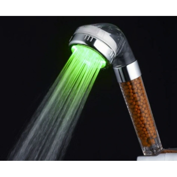 Renk Değiştiren Led Işıklı Tasarruflu Tazyikli Duş Başlığı (5324)
