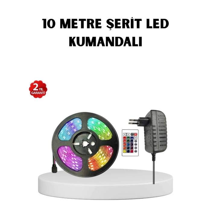 Renkli Smart LED Şerit – Suya Dayanıklı, Esnek, Enerji Tasarruflu