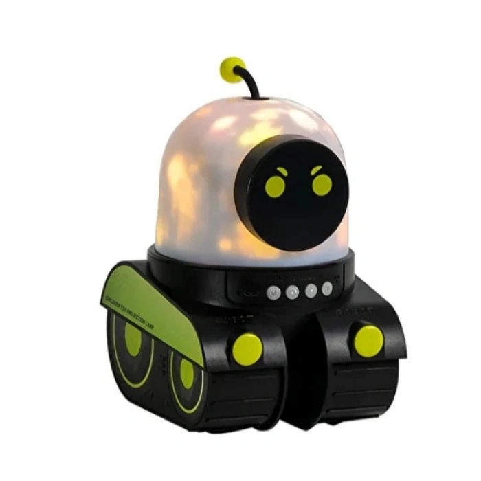 Robot Tasarımlı Projektör Gece Lambası