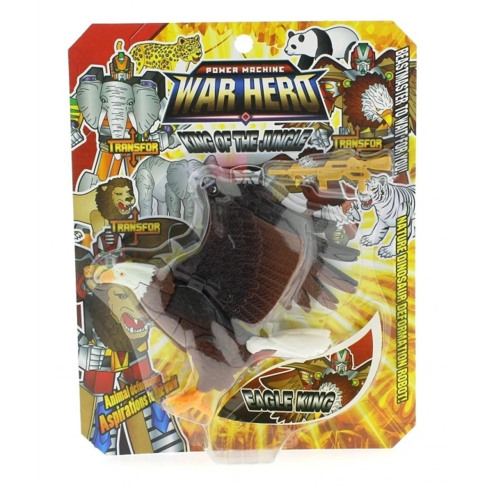 Robota Dönülen Kartal Oyuncak Figür