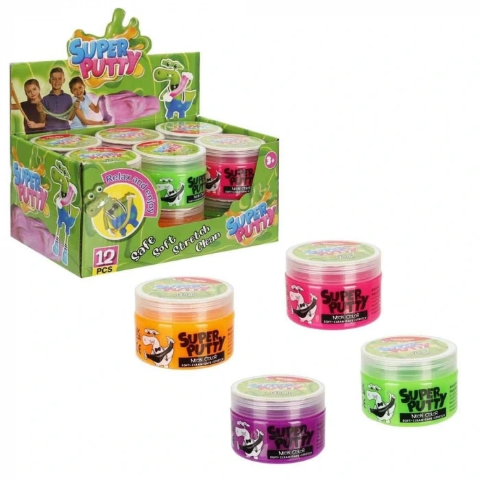 S00095823 SLİME SÜPER PUTTY NEON COLOR 120ML -SUN