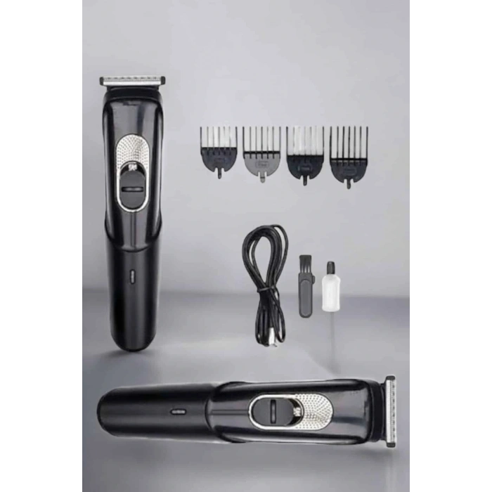 Saç Sakal Vücut Şarjlı Kablosuz Tıraş Makinesi Profesyonel Paslanmaz Çelik