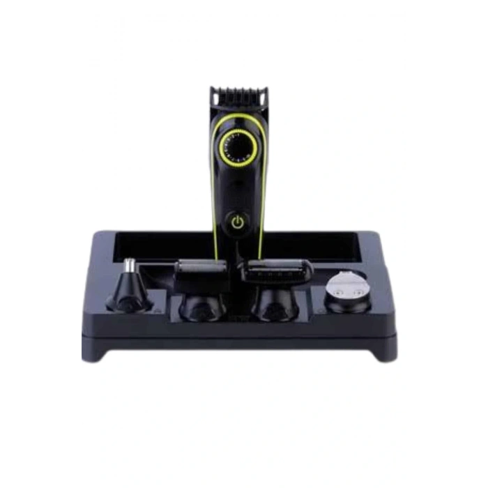 Saç Sakal Vücut Tıraş Makinesi 5in1 Kablosuz Burun Kulak Tıraş Makinesi