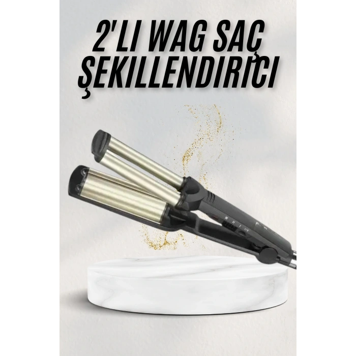 Saç Şekillendirici Wag Maşa Su Dalga Maşası Tüm Saç Tiplerine Uygun