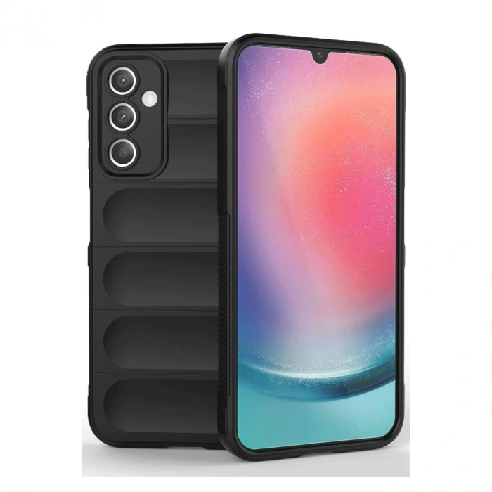 Samsung A36 Kılıf Optimum Silikon - Siyah