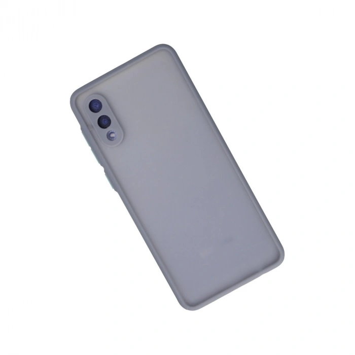 Samsung Galaxy A02 Kılıf Montreal Silikon Kapak - Gri