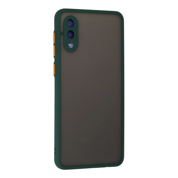 Samsung Galaxy A02 Kılıf Montreal Silikon Kapak - Yeşil