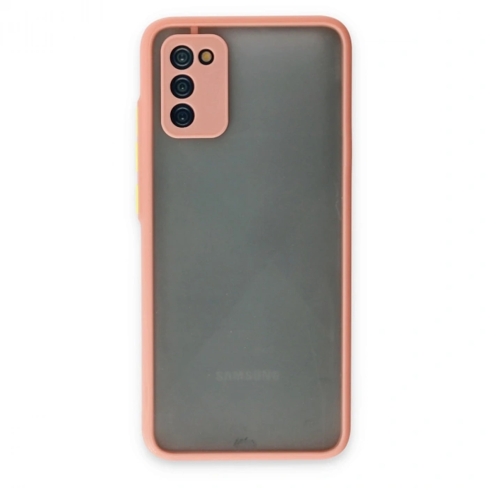 Samsung Galaxy A02s Kılıf Montreal Silikon Kapak - Pembe