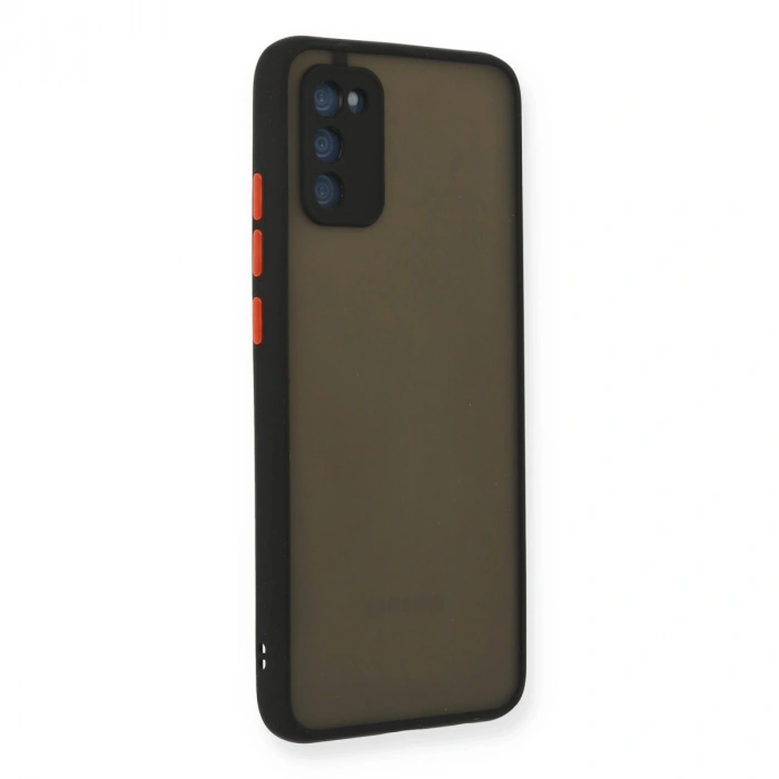 Samsung Galaxy A02s Kılıf Montreal Silikon Kapak - Siyah