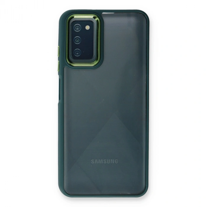 Samsung Galaxy A03s Kılıf Dora Kapak - Haki Yeşil