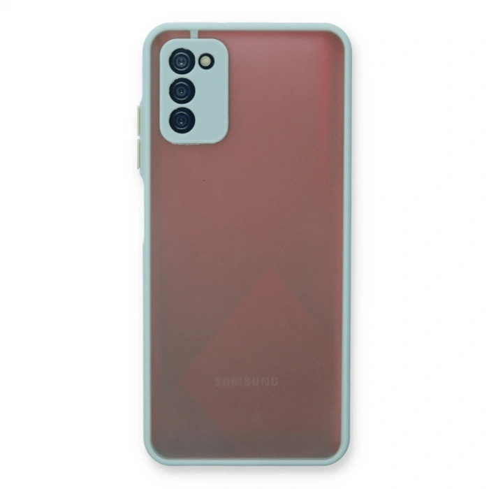 Samsung Galaxy A03s Kılıf Montreal Silikon Kapak - Turkuaz