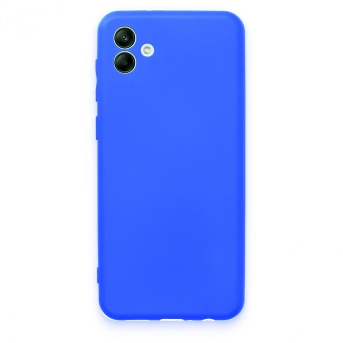 Samsung Galaxy A04 Kılıf First Silikon - Mavi