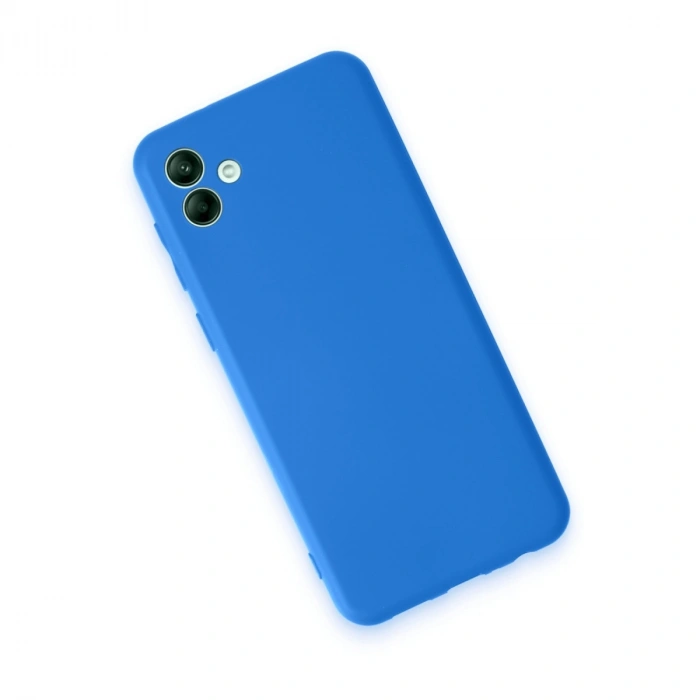 Samsung Galaxy A04 Kılıf First Silikon - Mavi