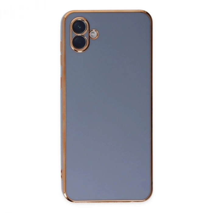 Samsung Galaxy A04 Kılıf Volet Silikon - Mavi