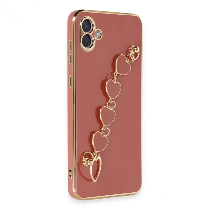 Samsung Galaxy A04e Kılıf Esila Silikon - Kırmızı